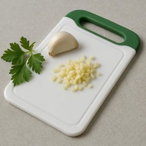 Mini Plastic Cutting Board Non Slip Grip Compact Kitchen Chopping Block For Garlic Herb