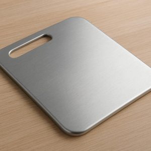 Compact Stainless Steel Cutting Board Small Chopping Block Easy Clean Hygienic Tool For Kitchen